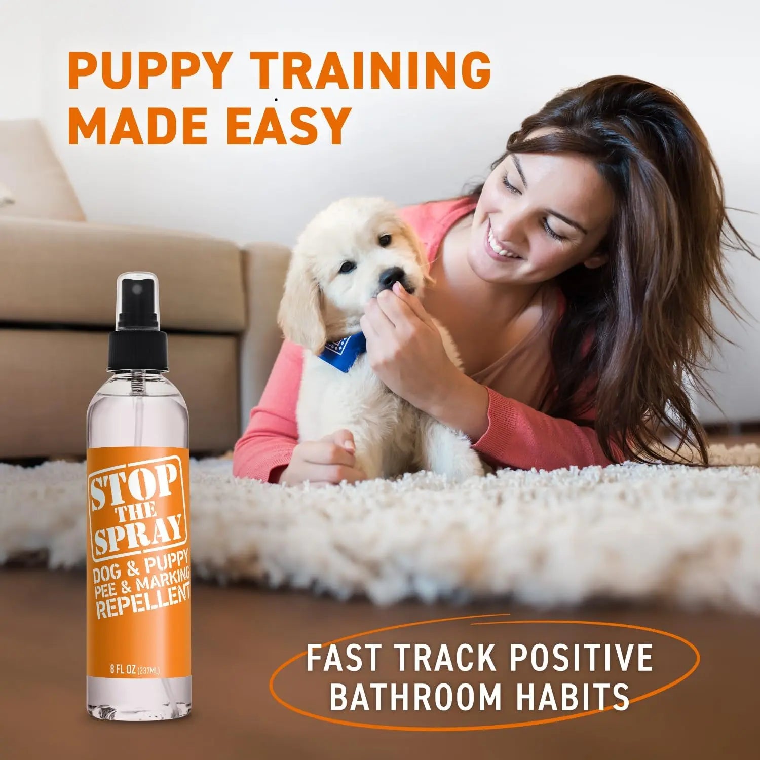 EBPP Stop the Spray - Dog and Puppy Urine Marking Repellent - Effective Pet Training Solution - Indoor Pee Deterrent for Dogs and Puppies