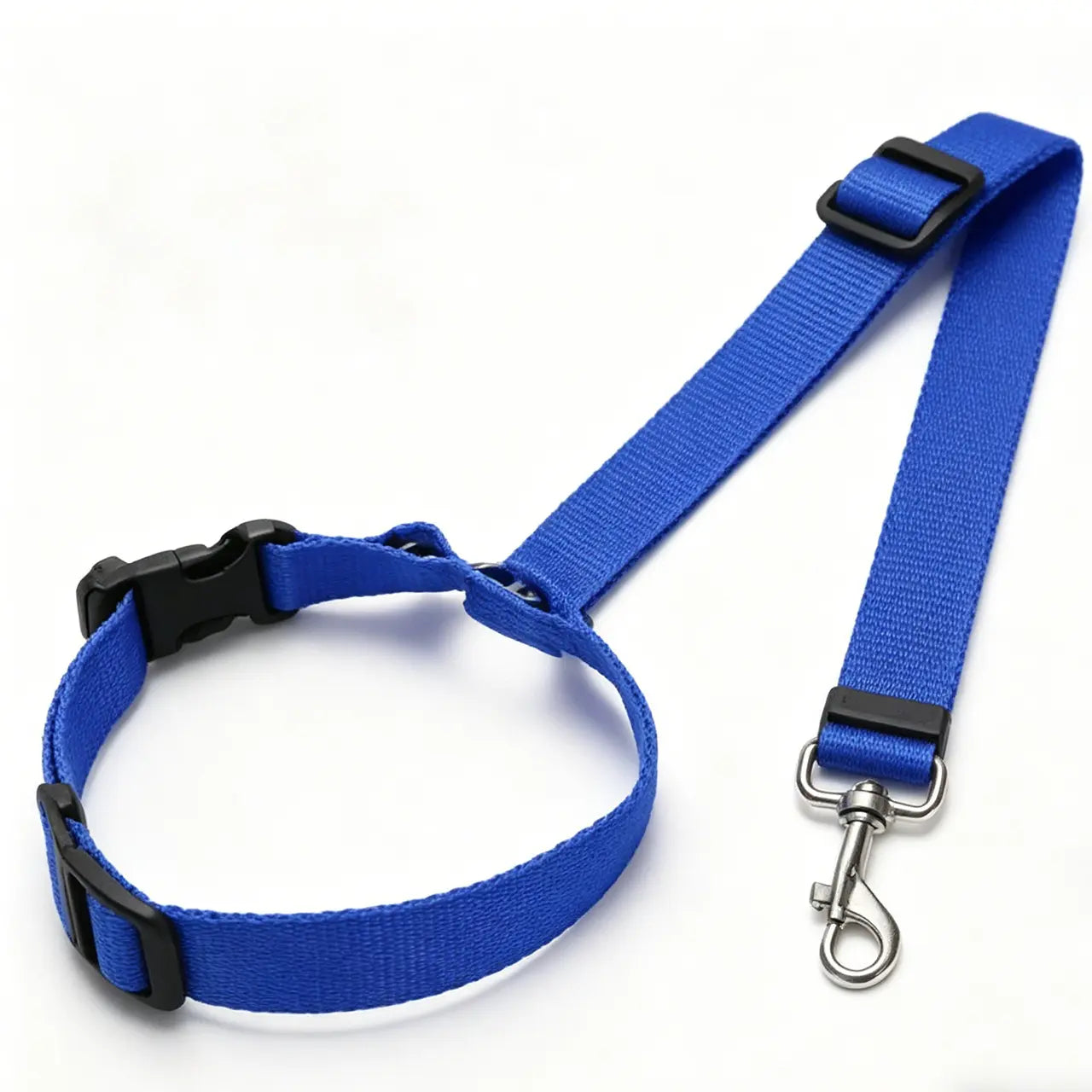 Dog Car Safety Harness Straps Blue, Length Adjustable Pet Safety Leash for Suvs Cars Trucks, Universal Fit Pet Travel Accessory Dual LED Retractable Bite Resistant Inflatable Balls Set Chew Outdoor Interactive Bungee Toy