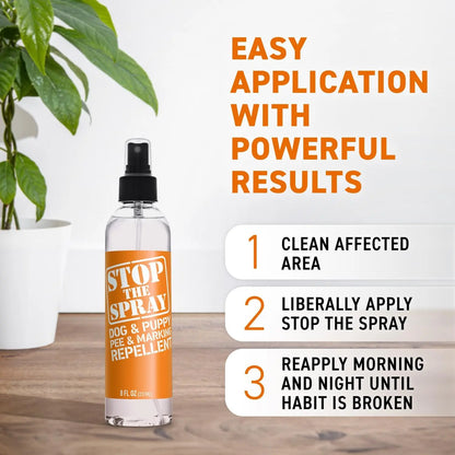 EBPP Stop the Spray - Dog and Puppy Urine Marking Repellent - Effective Pet Training Solution - Indoor Pee Deterrent for Dogs and Puppies