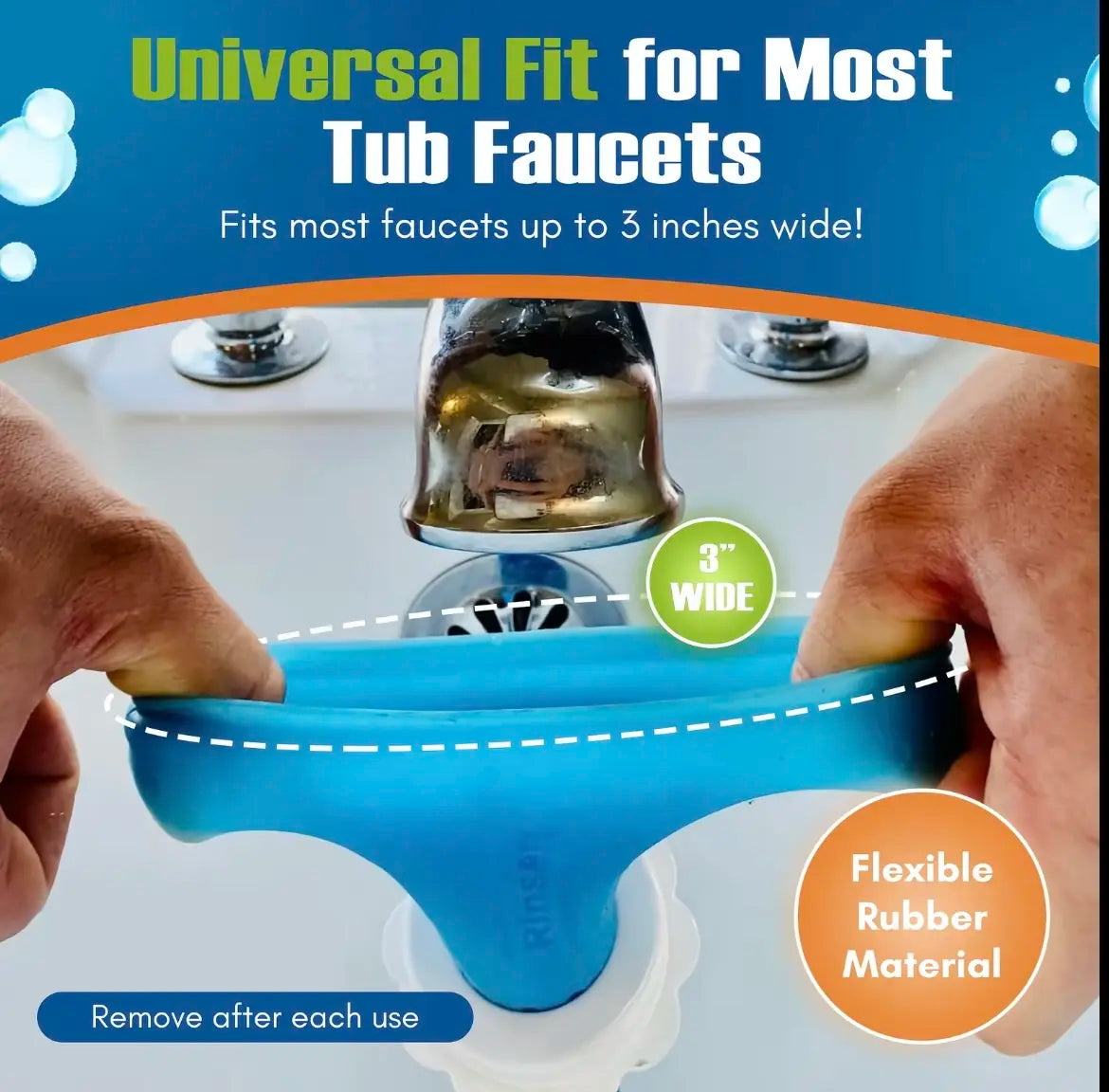 Portable Pet Shower Hose | Quick Dog & Cat Bathing Rinser for Home & Outdoor，Dog Bathing Hose with Universal Fit Silicone Connector, Handheld Shower Sprayer for Pet Grooming