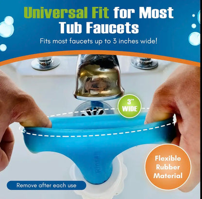 Portable Pet Shower Hose | Quick Dog & Cat Bathing Rinser for Home & Outdoor，Dog Bathing Hose with Universal Fit Silicone Connector, Handheld Shower Sprayer for Pet Grooming